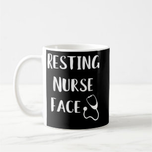 Resten av Nurse Ansikte Funny RN ER Gift-jul Kaffemugg