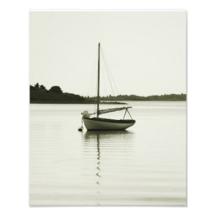 Resten av Sloop i Menemsha Pond, Martha's Vineyard Fototryck