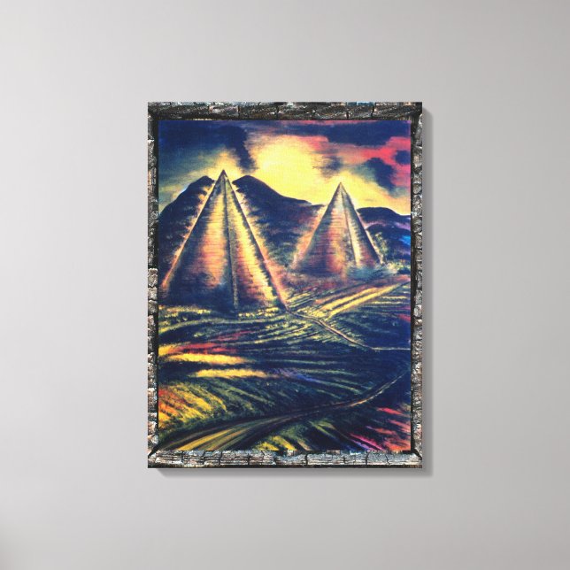 Resten Ställe, Pyramids Canvastryck (Framsida)