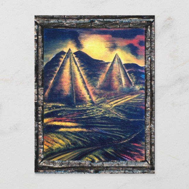 Resten Ställe, Pyramids Vykort (Framsida)