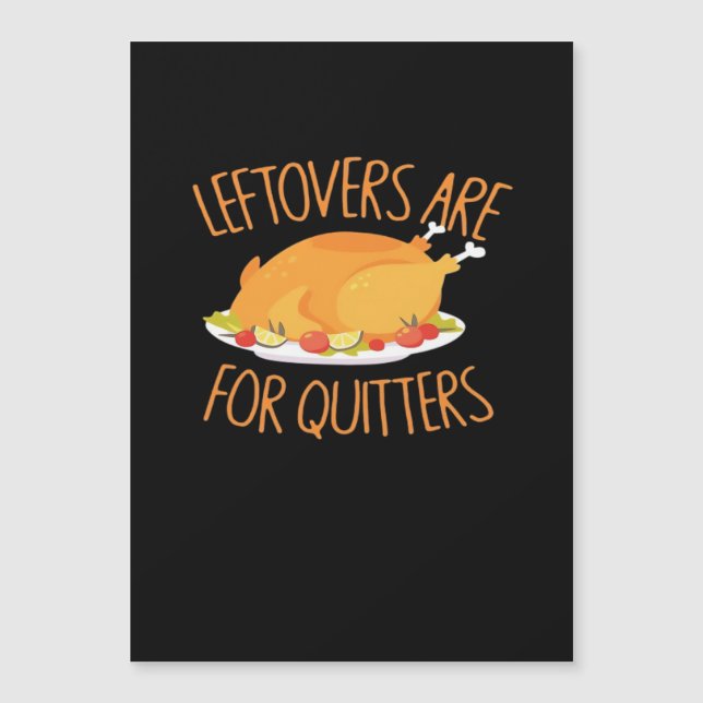 Rester Är För Uppgivare - Thanksgiving Kalkon E (Framsida)