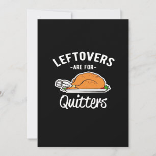 Rester Är För Uppgivare Thanksgiving Kalkon Ess Julkort