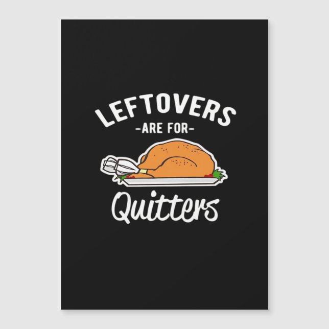 Rester är för uppgivna Thanksgiving Kalkon Ess (Framsida)