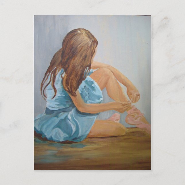 Resterande balettdansare cinderella vykort (Framsida)