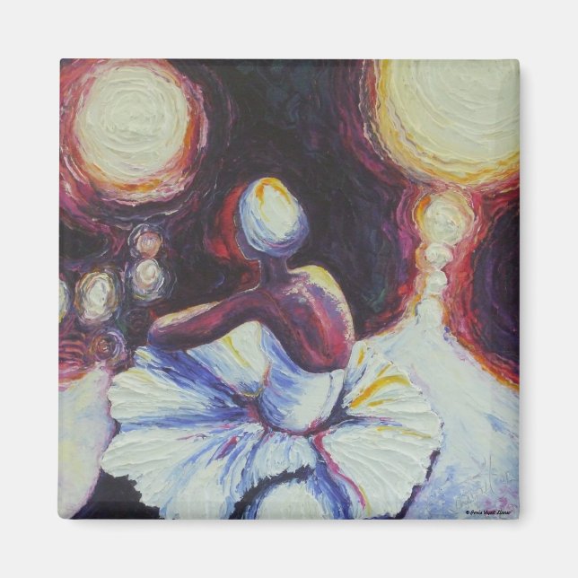 Resterande Ballerina Magnet (Framsidan)