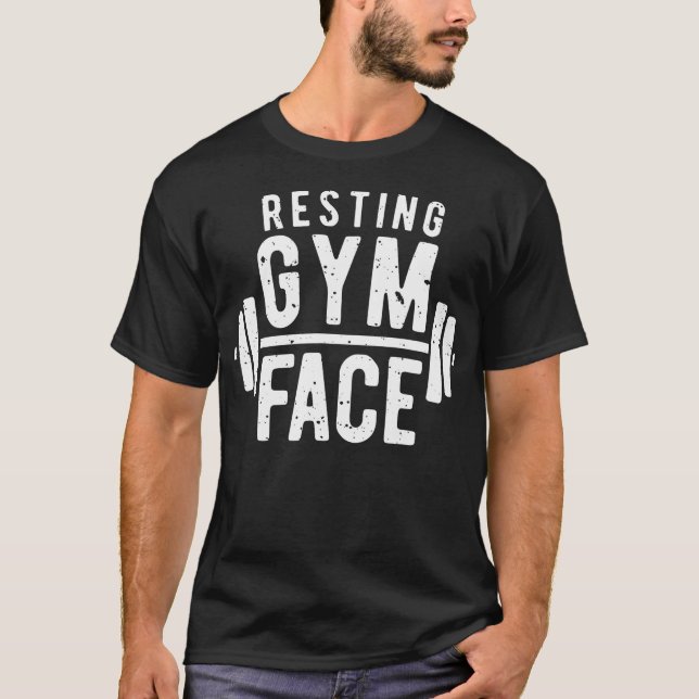 Resterande Gym Ansikte T Shirt Fitness Manar Women (Framsida)