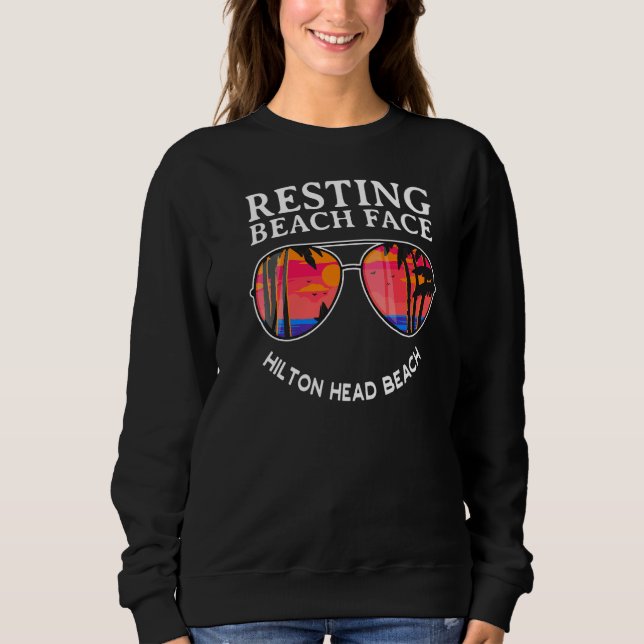 Resterande Hilton Head Beach Ocean Humor T Shirt (Framsida)