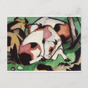 Resterande kor av Franz Marc Vykort