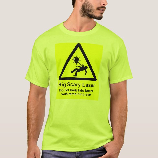 Resterande öga för stor läskig Laser-Don'tLook T-shirt (Framsida)