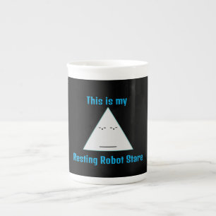 Resterande Robot Stare-Specialty Mugg Benporslin Mugg