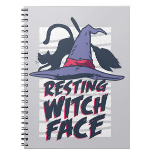 Resterande Witch Ansikte Anteckningsbok