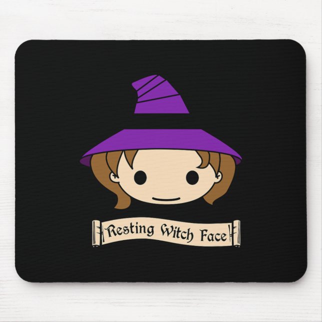 Resterande Witch Ansikte Halloween Costume Musmatta (Framsidan)