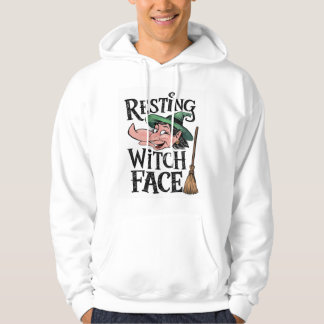 Resterande Witch Ansikte Hoodie