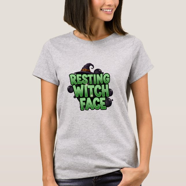 Resterande Witch Ansikte Tee (Framsida)