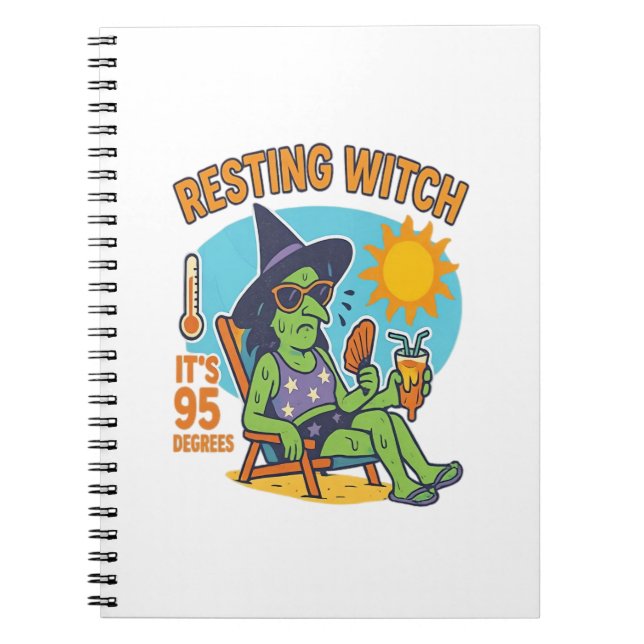 Resterande Witch - Summerween Premium Anteckningsbok (Framsidan)
