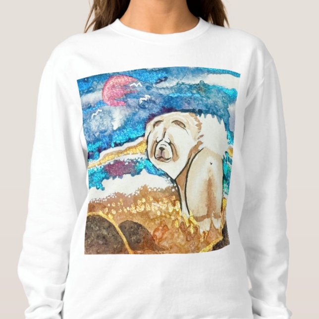 RESTERING BEACH ANSIKTE kräppost T Shirt (Skapare uppladdad)