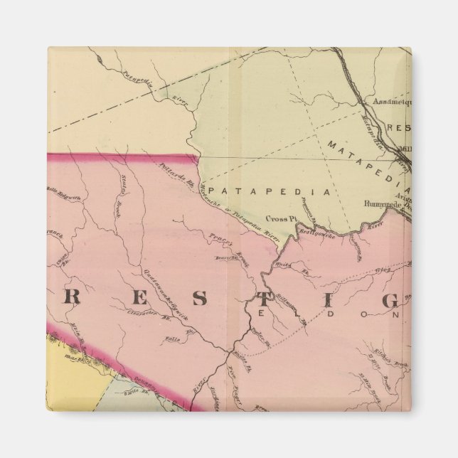 Restigouche, Madawaska Counties, NB Magnet (Framsidan)