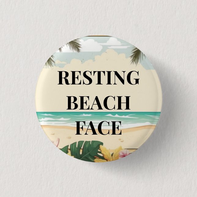 resting beach face knapp (Framsida)