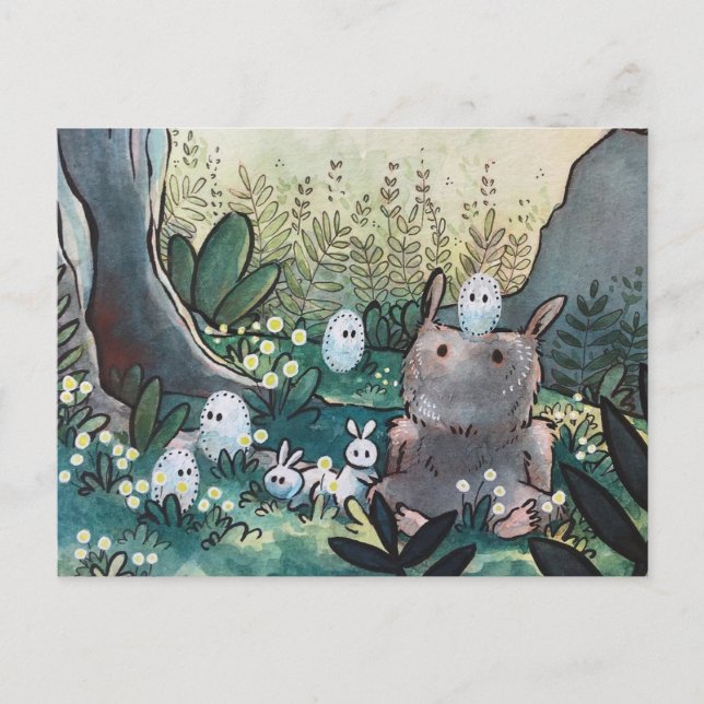 Resting from expectations - send me vykort (Framsida)