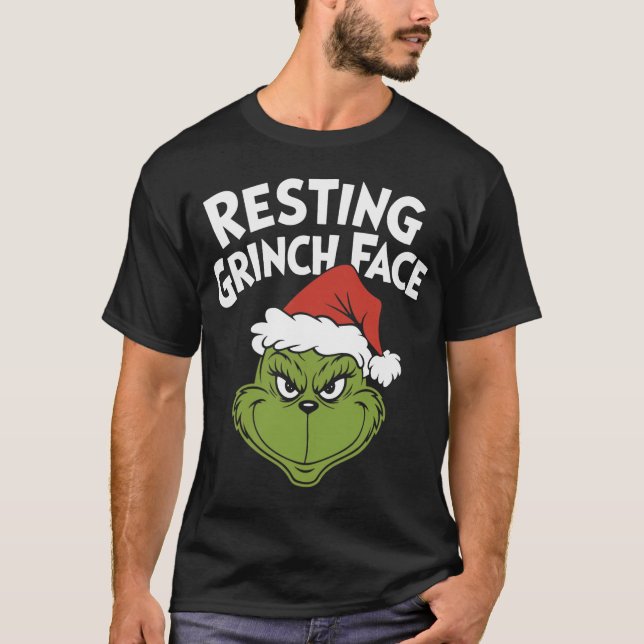 Resting G Face Funny Christmas Sarcastic Holiday H T Shirt (Framsida)