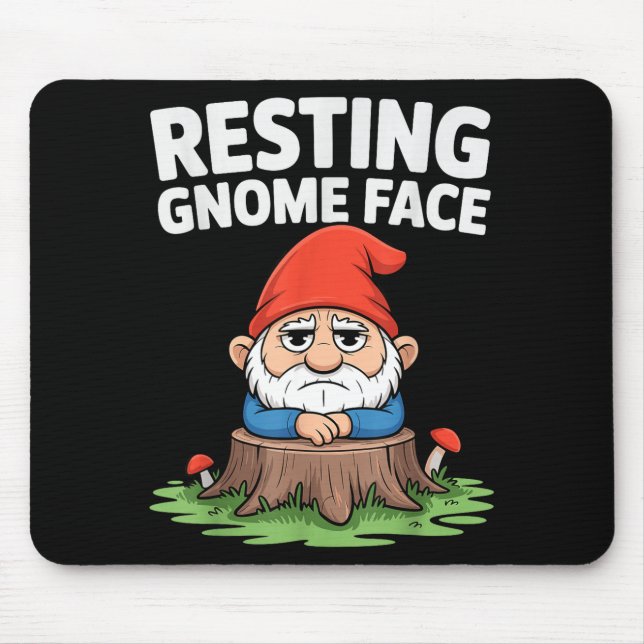 Resting Gnome Face Cute Funny Christmas Kawaii Car Musmatta (Framsidan)