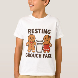 Resting Grouch Face – Gingerbread Dunk Duo T Shirt