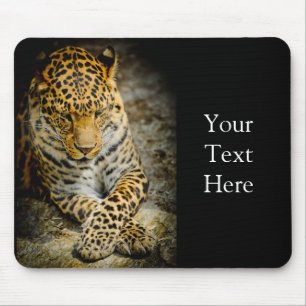 Resting Leopard Mousepad Musmatta