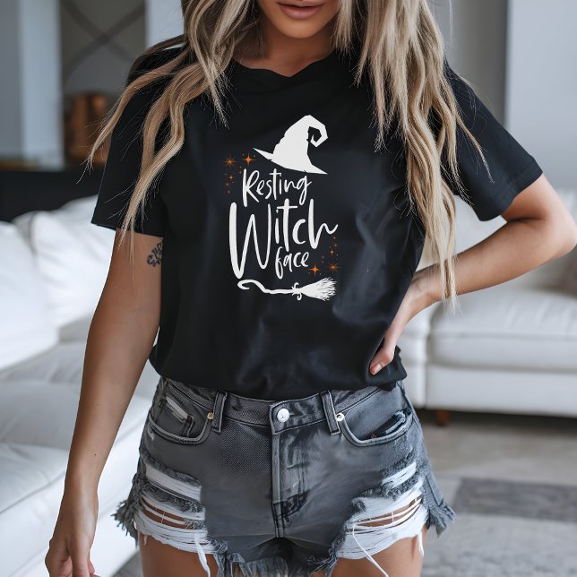 Resting Witch Face Funny Halloween  T Shirt (Skapare uppladdad)