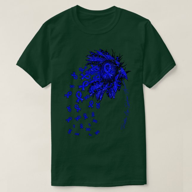 Restless Ben Syndrome Awareness Solrosband T Shirt (Design framsida)