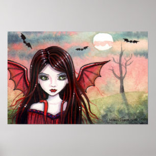 Restless Dusk Vampire Poster av Molly Harrison