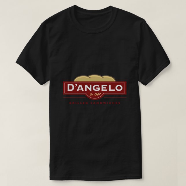 Resto Sandwiches D&x27;Angelo Grilled Sandwiches E T Shirt (Design framsida)