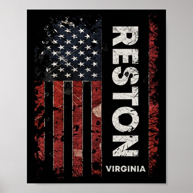 Reston Virginia Poster (Framsidan)