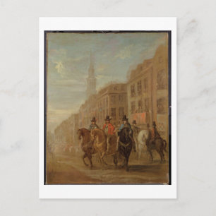 Restoration Procession of Charles II at Cheapside. Vykort