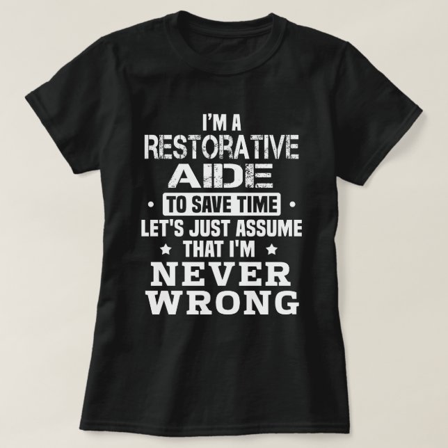 Restorativ hjälp t shirt (Design framsida)