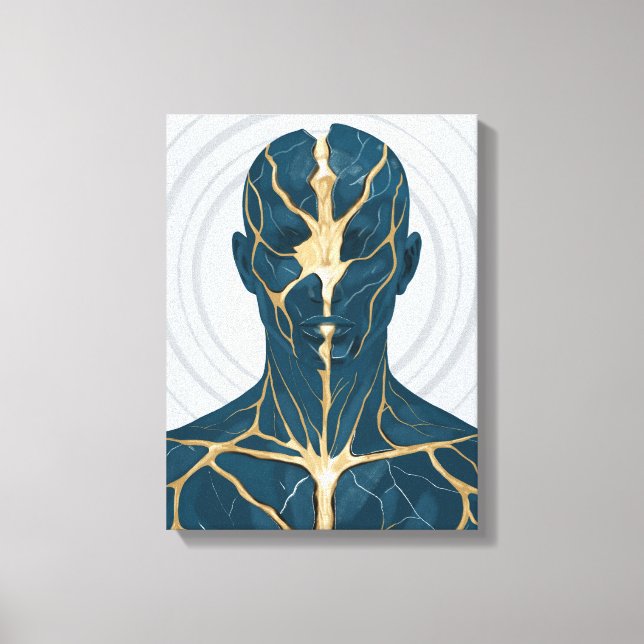 Restored I A – Healing and Balance Art Canvastryck (Framsida)