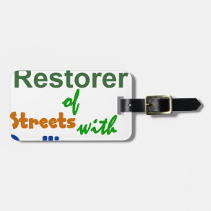 Restorer av rutter med dwellings - Isaiah 58:12 Bagagebricka