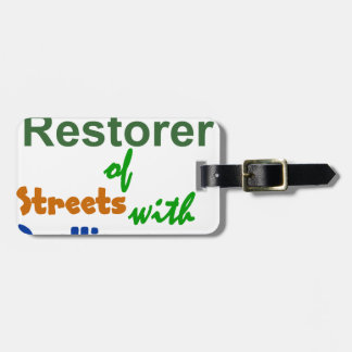 Restorer av rutter med dwellings - Isaiah 58:12 Bagagebricka