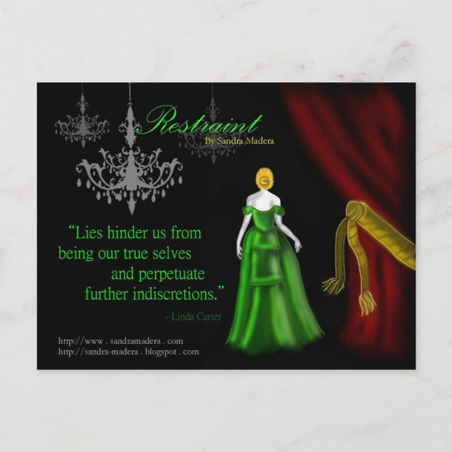 Restraint av Sandra Madera Postcards Vykort (Framsida)