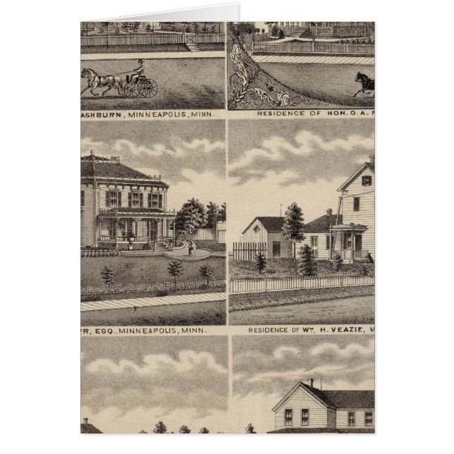 Restriktioner i Minnesota Hälsningskort (Framsidan)