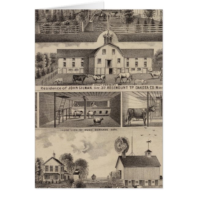 Restriktioner, Minnesota 4 Hälsningskort (Framsidan)