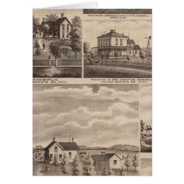 Restriktioner, Minnesota 5 Hälsningskort (Framsidan)