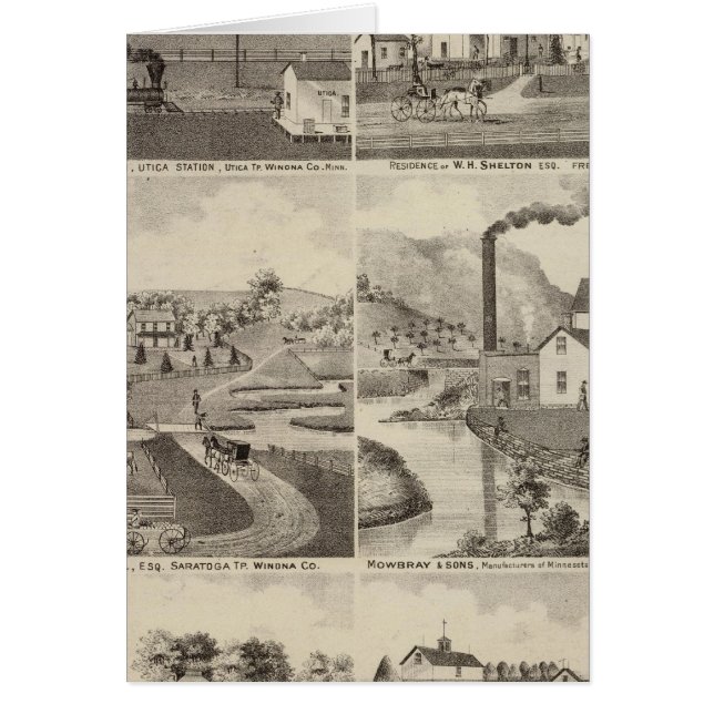 Restriktioner, Minnesota Hälsningskort (Framsidan)