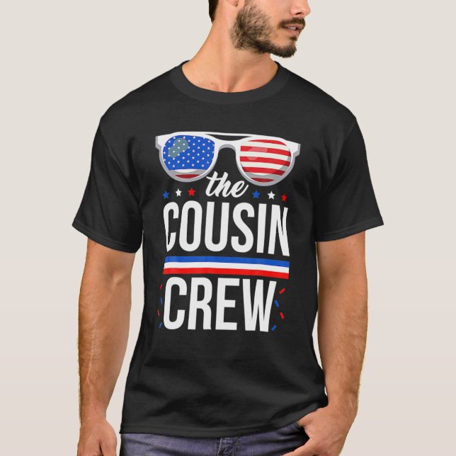 Restro Cousin Crew 4:e juli T Shirt (Framsida)