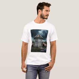 Restroom - Bear Outhouse Camping T-Shirt