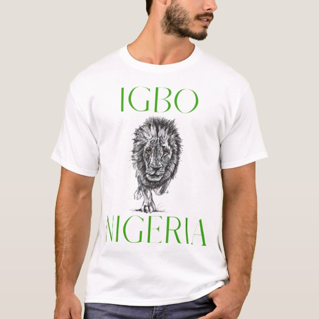 Resultat från IGbo Nigeria Ancestry Initiation Dna T Shirt (Framsida)