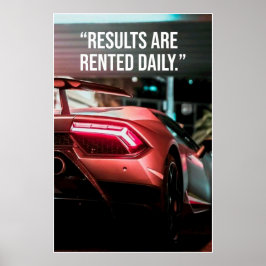 Resultat Hyrs Dagligen Bilcitat Poster