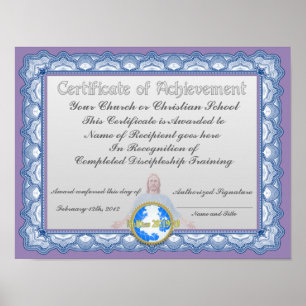 Resultatbevis (Christian Institution) Poster
