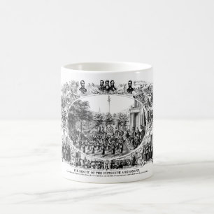 Resultatet av den femtonde rättelsen kaffemugg