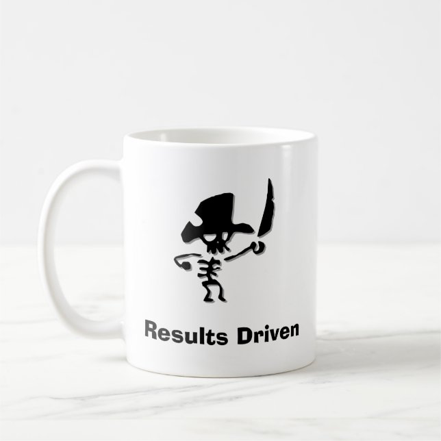 Resultatstyrd av pirat kaffemugg (Vänster)