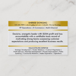 Résumé Networking Card Visitkort